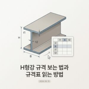 ai thumbnail minimal H형강 규격 보는 법과 규격표 읽는 방법 1785304070