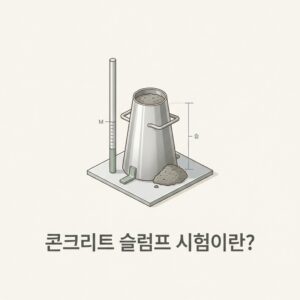 ai thumbnail minimal 콘크리트 슬럼프 시험이란 1785304028