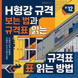 ai thumbnail poster H형강 규격 보는 법과 규격표 읽는 방법 1785301201