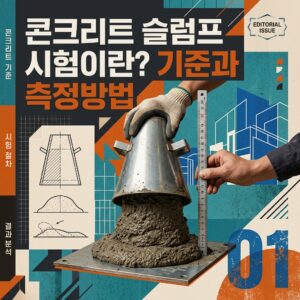 ai thumbnail poster 콘크리트 슬럼프 시험이란 기준과 측정 방법 1785301116